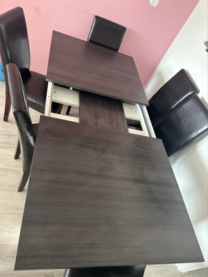Esstisch mit 6 Stühlen 160cm Bild 2