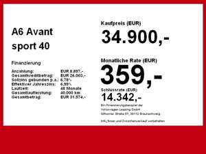 Audi A6 Avant sport 40 TDI qu S line sport ExtP MTRX Tour Bild 4