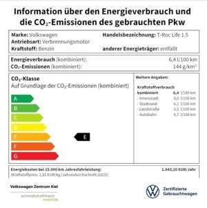 Volkswagen T-Roc Life 1.5 TSI SITZHZ+PDC+CARPLAY+LED+KLIMA Klima Bild 1