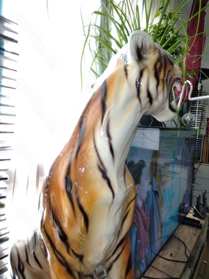 Dekorations  sonderanfertigung  Hartkeramik   Tiger   Lebendsgross    Bild 4