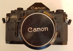 Canon A1    Winder mit Griff     3 Objektive 