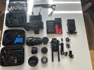 BMPCC 4k Kamera CINE SET + Sigma 18-35mm + 2x FD Objektive