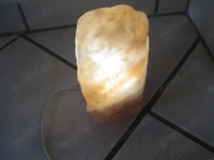 Rosenquarz Leuchte 2,5 kg, Salz Leuchte Salzlampe Salzsteinlampe Kristall Lampe, incl. Leuchtmittel  Bild 4