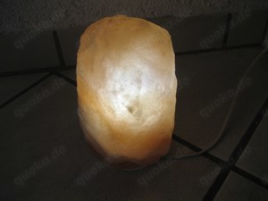 Rosenquarz Leuchte 2,5 kg, Salz Leuchte Salzlampe Salzsteinlampe Kristall Lampe, incl. Leuchtmittel  Bild 2