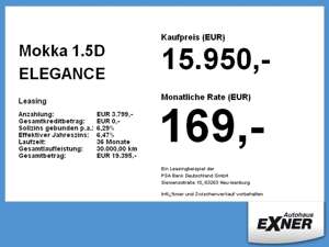 Opel Mokka 1.5D ELEGANCE LED Scheinwerfer, PDC, Klima Bild 4