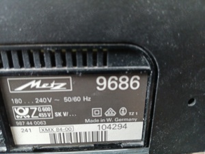 VHS-Rekorder, Videorekorder, METZ MecaVision 9686 - für Bastler Bild 8