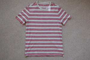 GAP T-Shirt Streifen pink blau grau weiß Größe M Bild 1