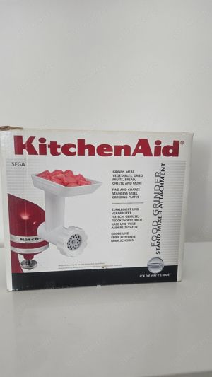 Kitchen Aid Küchenmaschine Classic mit Zubehör Modell 5K SM 45 EWH Bild 4