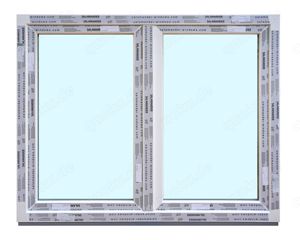 Kunststofffenster, Fenster auf Lager abholbar 150x120 cm 2-flg.