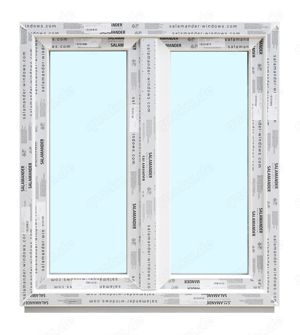 Kunststofffenster, Fenster auf Lager abholbar 100x110 cm 2-flg.