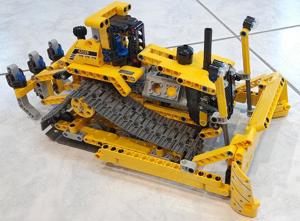 Lego-Technic Bulldozer Grabenbagger 42028, 2 in 1 Modell, wie neu Bild 6