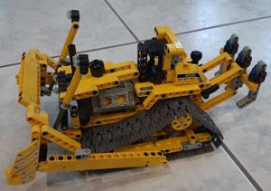 Lego-Technic Bulldozer Grabenbagger 42028, 2 in 1 Modell, wie neu Bild 2