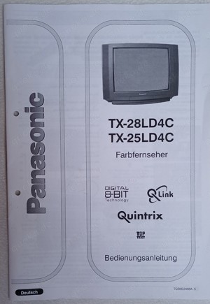 Röhrenfernseher Panasonic 24 Zoll z.B. für Gamer günstig abzugeben Bild 2