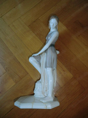Rosenthal Jugendstil Mädchen Figur, ca 38cm hoch Bild 4