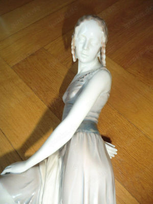 Rosenthal Jugendstil Mädchen Figur, ca 38cm hoch Bild 2