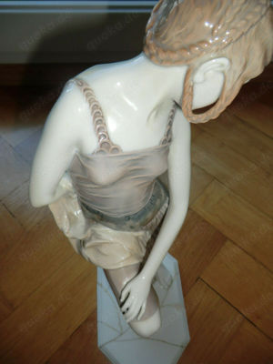 Rosenthal Jugendstil Mädchen Figur, ca 38cm hoch Bild 6