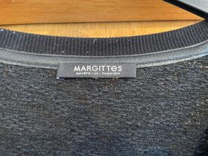 Pullover mit Leoprint, Strasssteine, Margittes, Größe 42 Bild 5