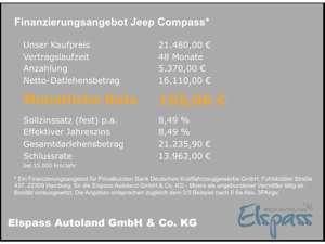 Jeep Compass Limited MultiAir AUTOMATIK ALLWETTER NAV XENON SHZ Bild 2