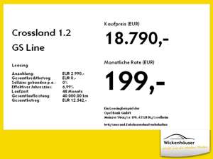 Opel Crossland 1.2 GS Line FLA ParkAss. LM Klim BT Bild 4