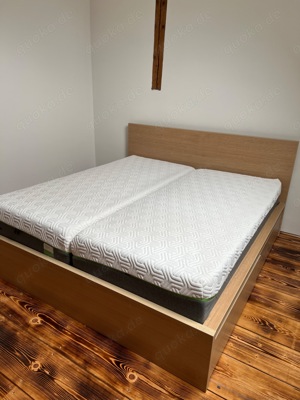 Doppelbett- Malm Bett gebraucht  Bild 6