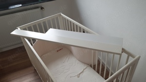 IKEA Kinderbett, bzw. Babybett, Gulliver, weiss  Bild 10