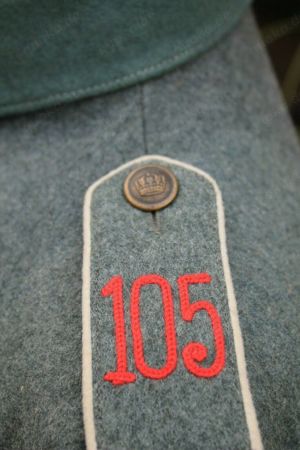 Uniform-Mannschaft Inf.Reg.105 Sachsen -Feldgrau Kammerstück Bild 3