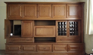 Wohnzimmerschrank Eiche