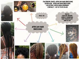 African hair dressing  Bild 1