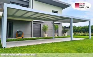 Pergola Terrassenüberdachung Pavillon 6x4 Sonnensegel Pvc Überdachung anpassbar Garten Restaurant Bild 1