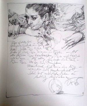 Michael Mänz_Lettres D amour, Kunstbuch signiert von 1981 Bild 6