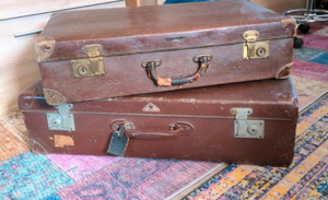 alte Koffer, original, Retro, Vintage Bild 3