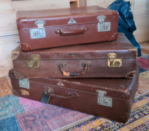 alte Koffer, original, Retro, Vintage Bild 5