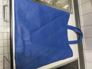 Stofftasche, blau zu verschenken Bild 1