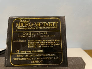 Micro Metakit DRG BR 44, Messingmodell Handarbeit Bild 2