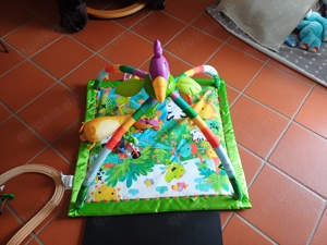 Fisher-Price Rainforest Erlebnisdecke mit Musik und Lichtern, Spieldecke mit Lichtern, Musik und bun Bild 1