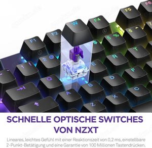 NZXT Function 2 - RGB Gamingtastatur Tastatur mechanisch Bild 6
