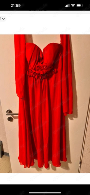 Damen abendkleid rot Bild 1