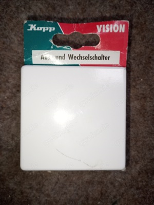 KOPP VISION Aus- und Wechselschalter arktis-weiss UP Unterputz 10 A  250 V