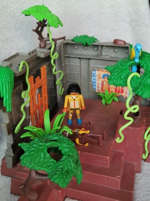 Playmobil: Dschungelruine***Inka Tempel***mit Zubehör Bild 4