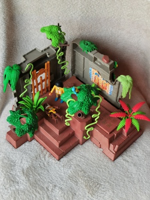 Playmobil: Dschungelruine***Inka Tempel***mit Zubehör Bild 3