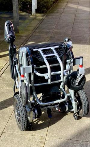 Leicht Elektrischer Rollstuhl Faltbar Schwerlast Power Rollstuhl Bild 5