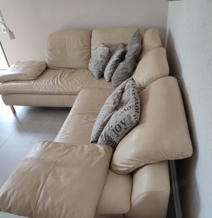 W.Schillig Eckcouch Sofa in Leder  Bild 3