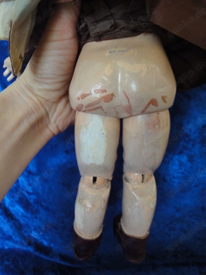 Antike Puppe Bebe Jumeau geschlossener Mund Paperweightaugen petite Jumeau Bild 4
