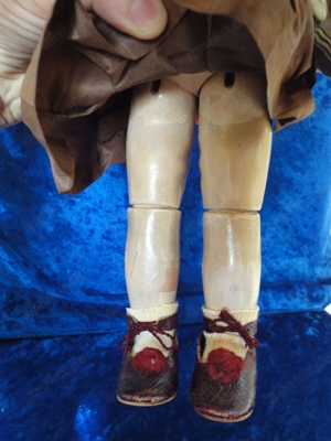 Antike Puppe Bebe Jumeau geschlossener Mund Paperweightaugen petite Jumeau Bild 9