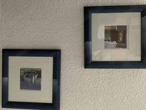2 Bilder von Edward Hopper mit Rahmen Glas Bild 1