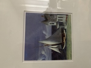 2 Bilder von Edward Hopper mit Rahmen Glas Bild 3