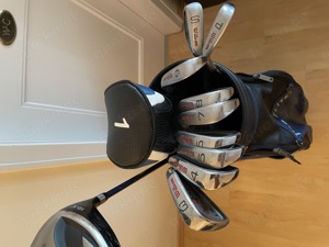 Golftasche Top Flite blau mit Schlägern Wilson Bild 2