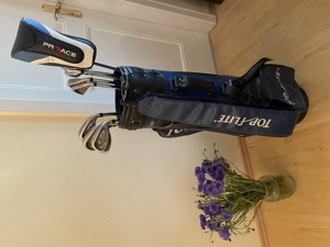 Golftasche Top Flite blau mit Schlägern Wilson Bild 4