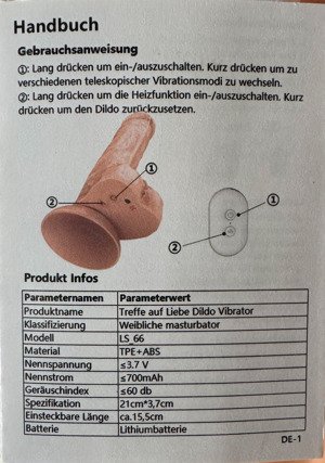 Dildo Vibratoren G-Punkt