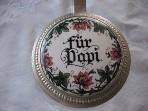 Original BMF Bierseidel Bierkrug mit ZinnDeckel für Papi neuwertig Papa Geschenk